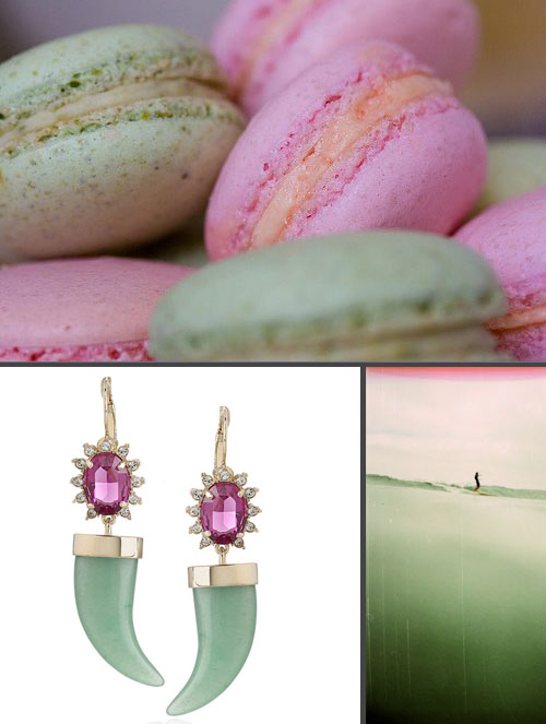 Pink-and-green Pink-and-green