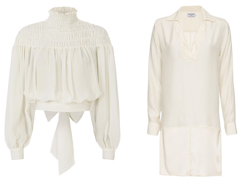 Frame white blouses Frame white blouses