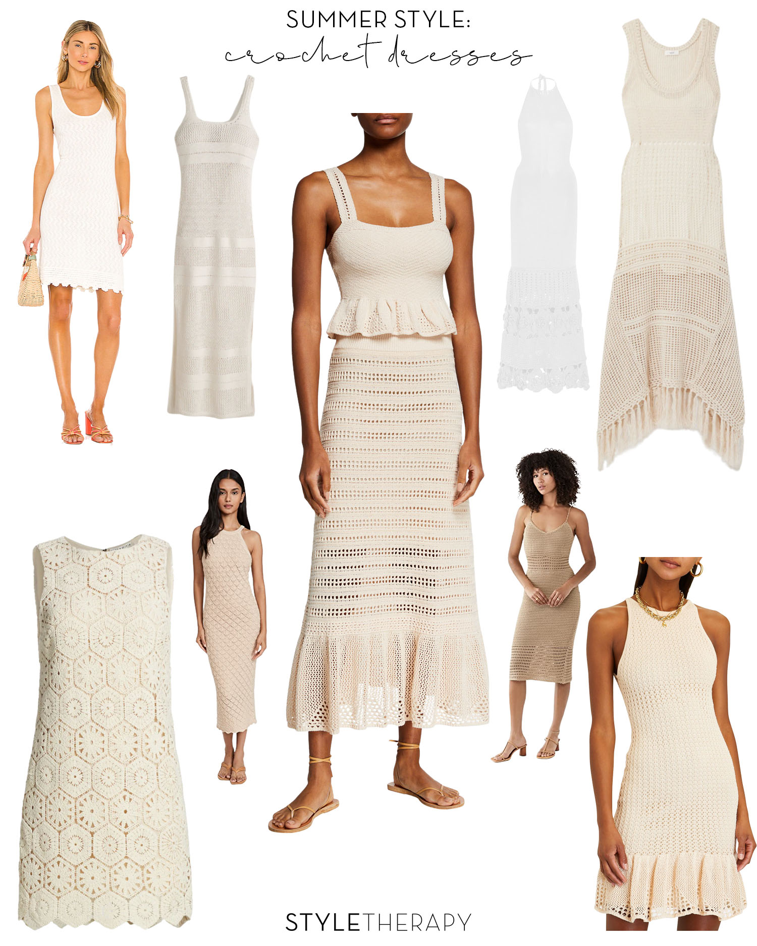 Summer Style: Crochet Dresses - Style Therapy